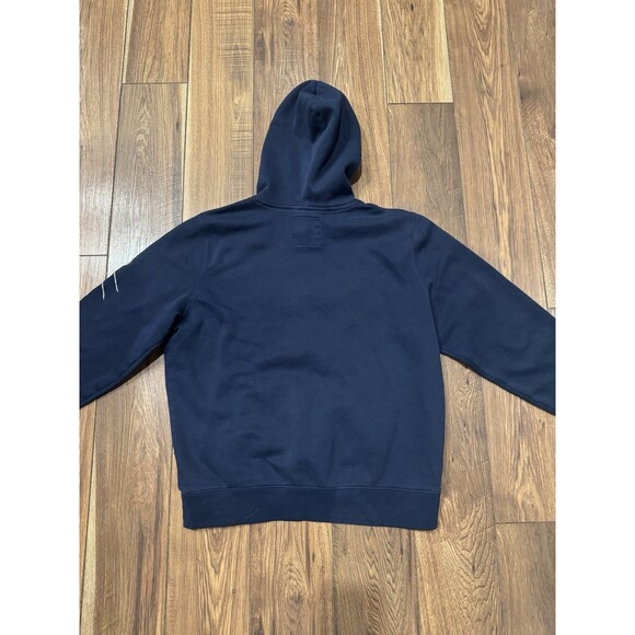 Hollister Pullover Hoodie Sweathshirt XL Navy Blue Embroidered Surfer (SEE PICS) - Picture 4 of 5
